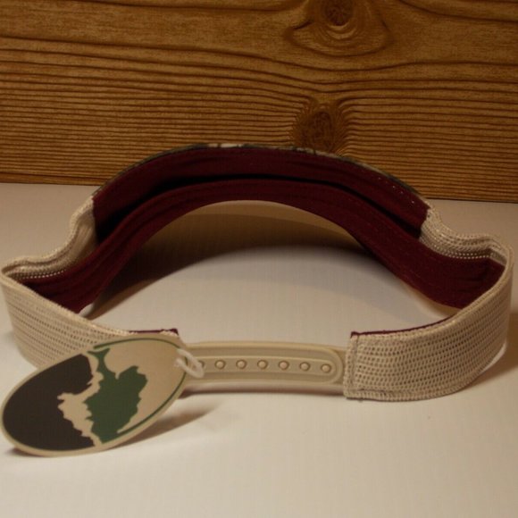 NWT NCAA Virginia Tech Hokies Logo Hat Cap Visor C - Picture 4 of 7